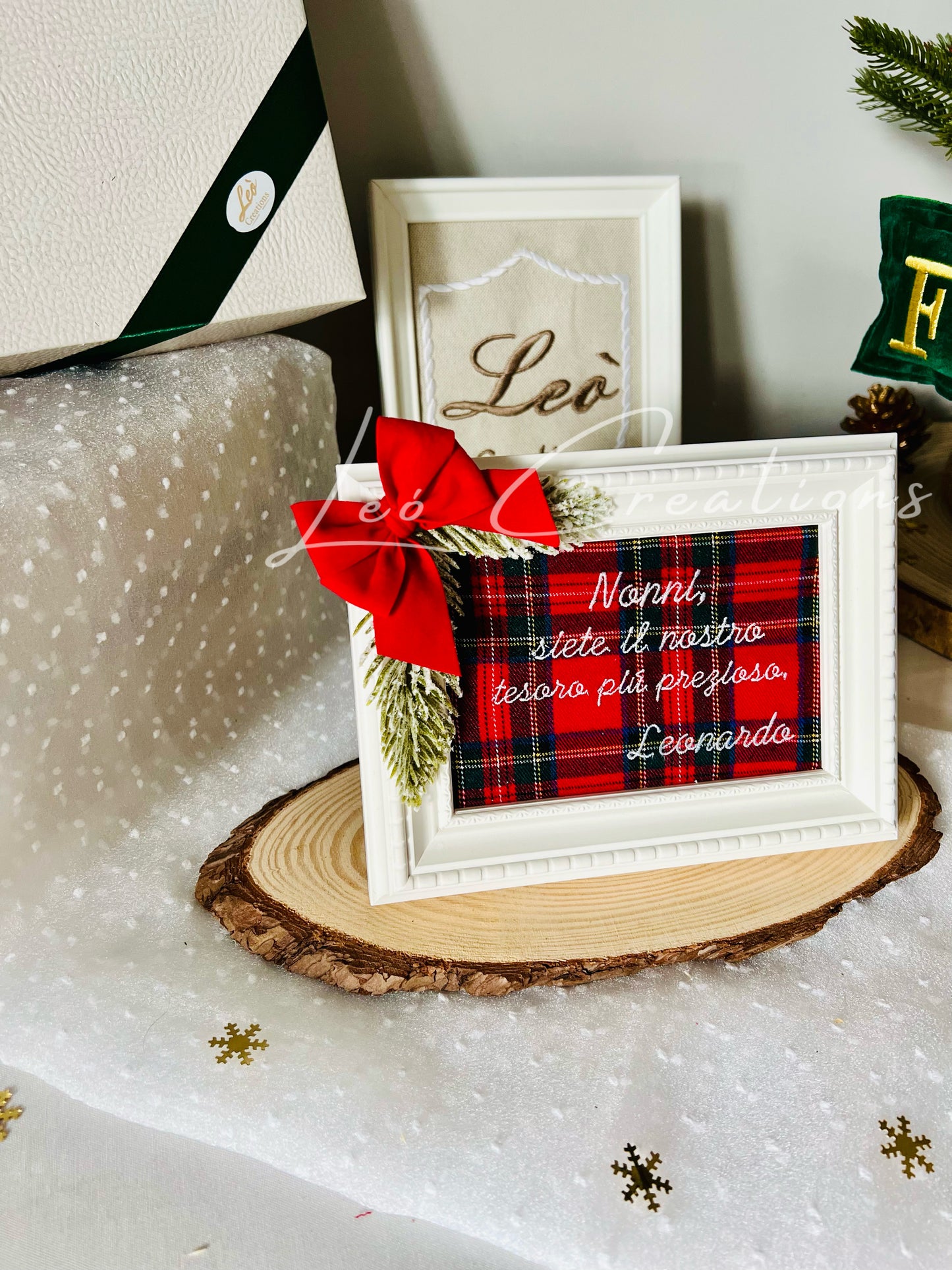 Quadretto Regalo in Tartan Scozzese