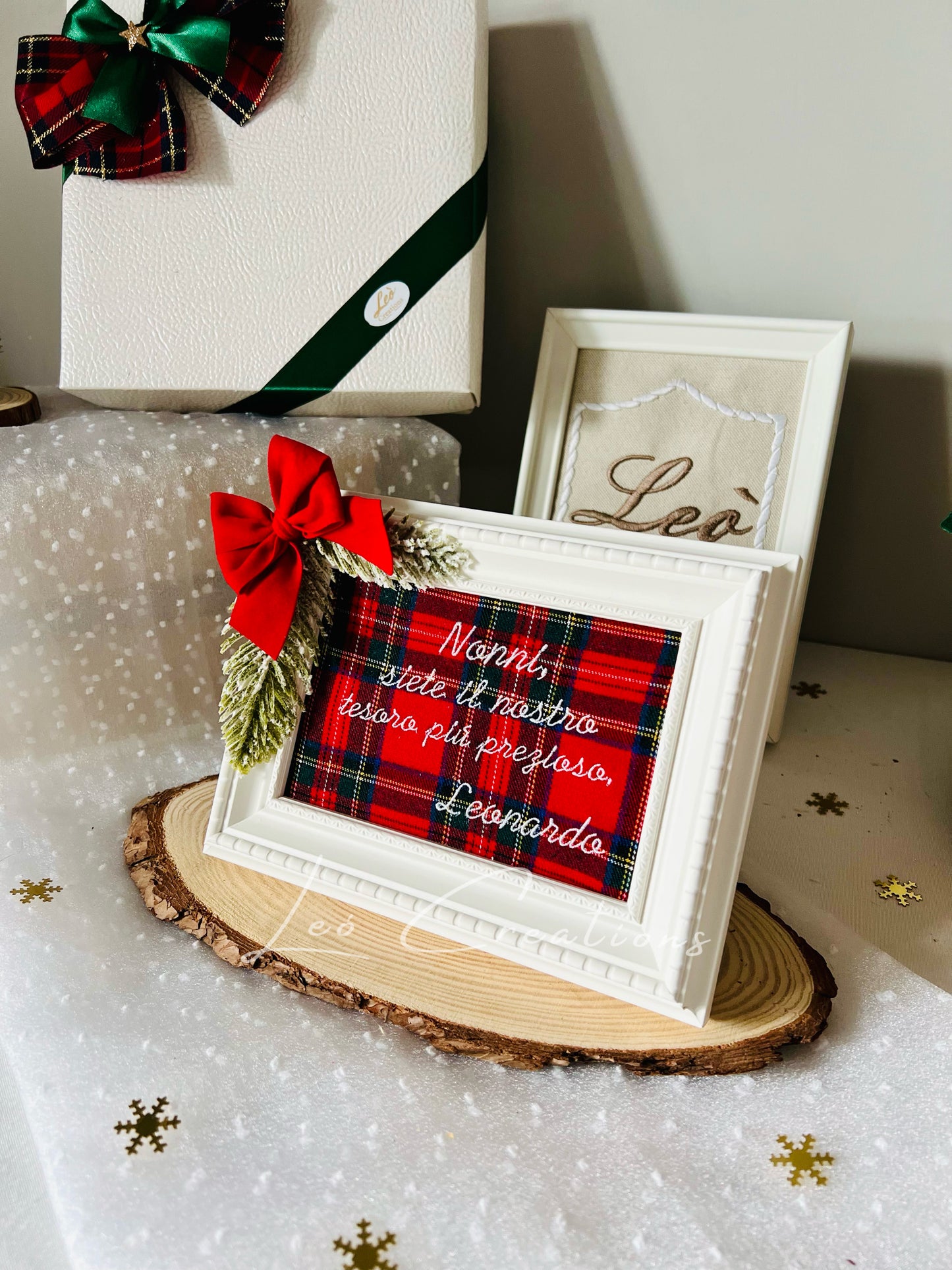 Quadretto Regalo in Tartan Scozzese